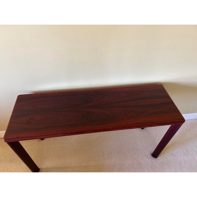 Wood 1960s Danish Modern Rosewood Console / Buffet Table – Made in Denmark For Sale - Image 7 of 9