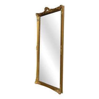 Gilt Wall Mirror from Aarhus Glasimport & Glassliberi A/S, Denmark, 1960s For Sale
