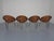 Set of 4 chairs in bamboo, attributed to Janine Abraham & Dirk Jan Rol. Produced in France in the 1950s I have official...