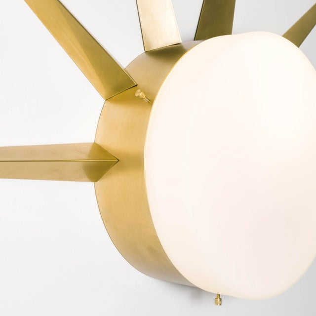 Not Yet Made - Made To Order Lighting / Design for Macha Solare Dawn Flush Mount For Sale - Image 5 of 11