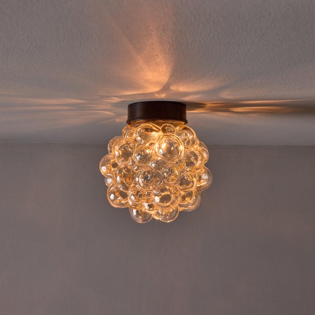 Mid-Century Modern 1960s Helena Tynell Bubble Glass Wall or Ceiling Lamp For Sale - Image 3 of 17