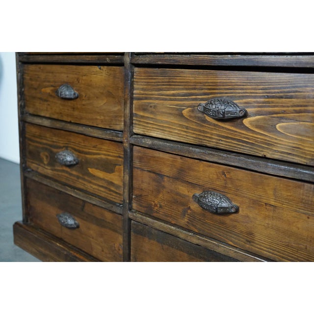 French Pine Apothecary Cabinet, 1890s For Sale - Image 14 of 18