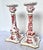 1981 Royal Crown Derby "Red Aves" Fine Bone China Candlesticks - A Pair For Sale - Image 14 of 18