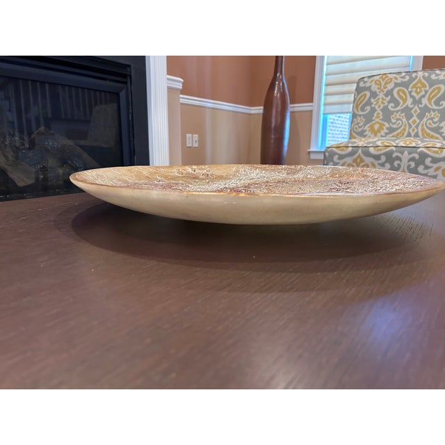 Chinoiserie Decorative Chinoiserie Fish Platter / Wall Plate For Sale - Image 3 of 7