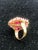 Bochic "Orient" Vintage 50 Carat Natural Multi Ruby Ring Set 18K Gold &Silver For Sale - Image 11 of 18