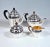 Silver Art Deco Silver Coffee and Tea Set with Tray, 1920, Set of 5 For Sale - Image 8 of 10