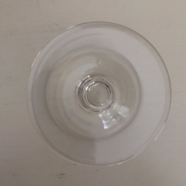 Metal Platinum Rim Wine Glasses 1940s West Germany - Set of 4 For Sale - Image 7 of 13