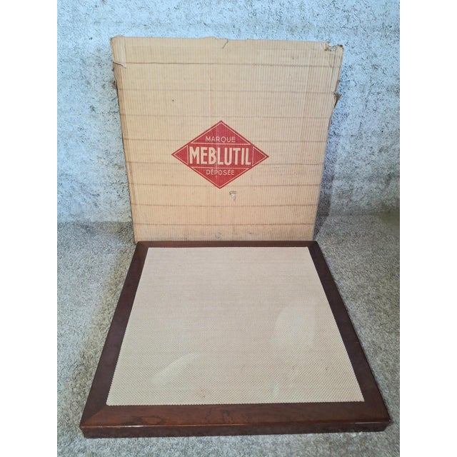 Brown Folding Game Table from Meblutil, 1950s For Sale - Image 8 of 8