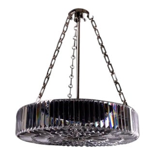 Pierre Med Chandelier in Nickel Finish For Sale