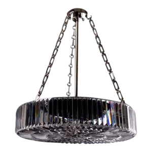 Pierre Med Chandelier in Nickel Finish