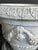 Large Pair Neoclassical Style Cast Stone Planters With Undertrays For Sale - Image 4 of 9