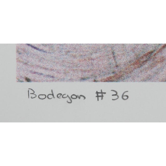 Bodegon 36 by Juan Manuel Gomez-Quiroz Year: circa 1979 Size: 29 in. x 20.5 in. Lithograph, signed and numbered in pencil...