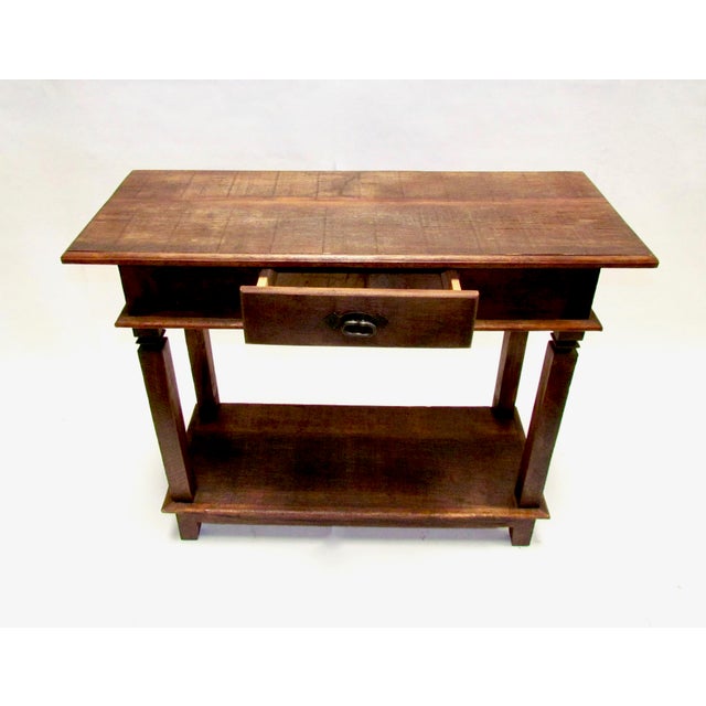 Antique Beautiful Console Table EcoFriendly Reclaimed Solid Wood