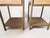 Beige Vintage Bedside Tables in Metal and Wood, 1950s, Set of 2 For Sale - Image 8 of 11