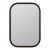 Jude Rounded Edge Wall Mirror, Espresso For Sale