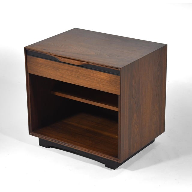 Wood Mid 20th Century John Kapel Nightstand by Glenn of California For Sale - Image 7 of 10
