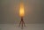Metal Mid-Century Modern Tripod Floor Lamp in Wood, 1960s For Sale - Image 7 of 9