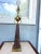 Mid-Century Modern Obelisk Table Lamp With String Shade For Sale - Image 10 of 11