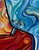 Abstract Alexander Arshansky, "Devoted Lover" Abstract/Cubist Piece For Sale - Image 3 of 3