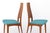 2 Vintage Dining Chairs by Ernst Martin Dettinger for Veil, Germany, 1960s A beautiful and unusual pair of German dining...