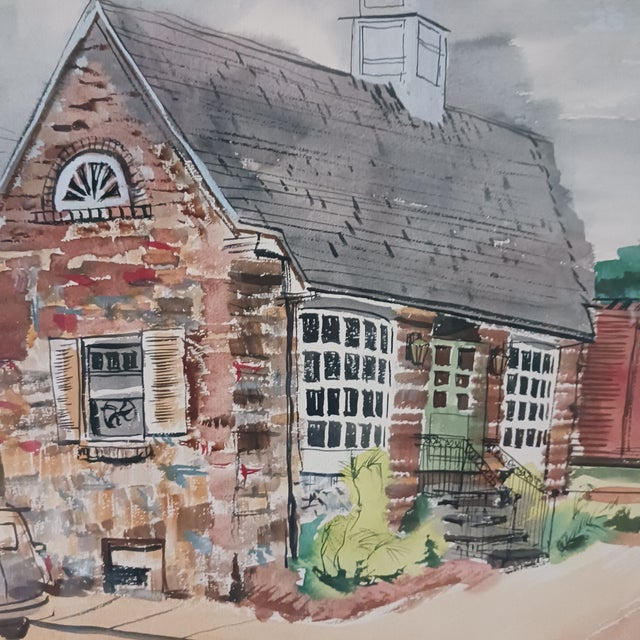 I love these nostalgic paintings from the time when I was a boy. This one has bright clear colors and features a late...