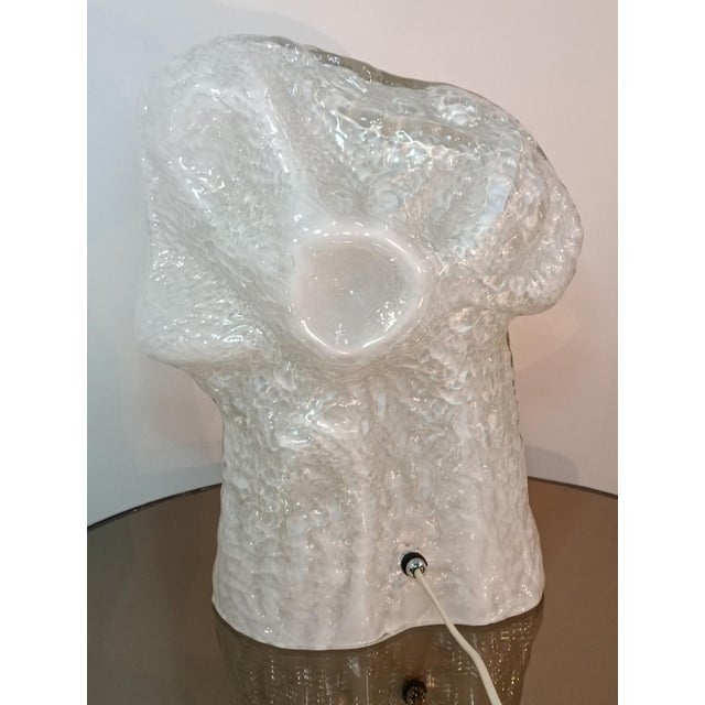 1970s Murano Glass Osso Lamp from Mazzega, 1970s For Sale - Image 5 of 13