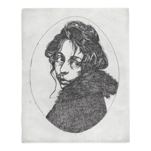 1969 Sigmund Abeles Maggie a Girl of the Streets Etching