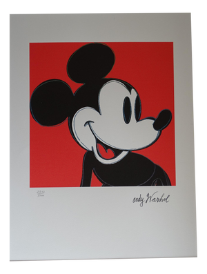 After Andy Warhol, Mickey Mouse, Lithograph