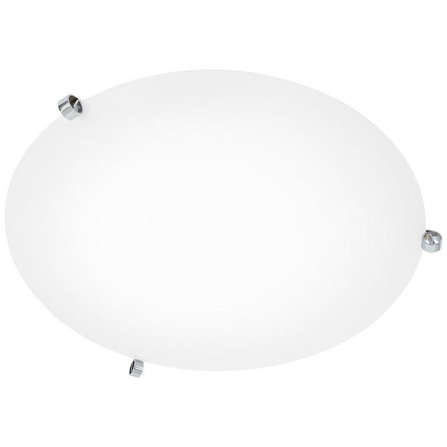 Metal Ögla Ceiling Lamp in Chrome and Opal Acrylic from Konsthantverk Tyringe 1 For Sale - Image 7 of 7
