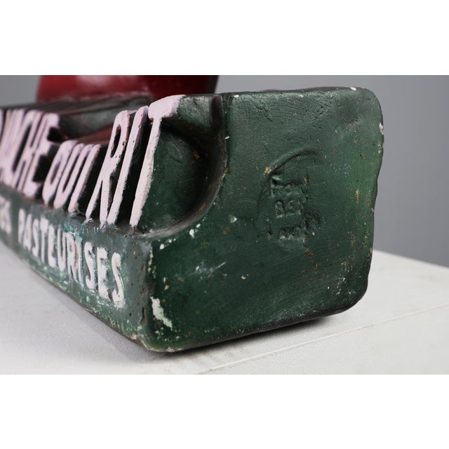 Art Deco The Laughing Cow Advertising Sculpture from Novita, France, 1920s For Sale - Image 15 of 17