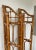 Brown Vintage 1970s Four-Panel Bamboo Screen For Sale - Image 8 of 12