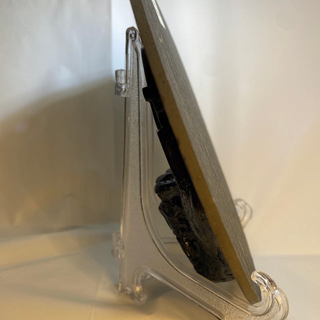 Dark Gray 2000s Welsh Coal Art Sculpture For Sale - Image 8 of 9