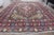 1970s Vintage Handmade Wool Cotton Burgundy Area Rug For Sale - Image 4 of 11