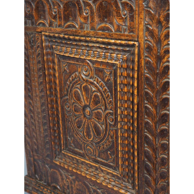 18th Century 18th Century French Carved Walnut Tabouret Cabinet For Sale - Image 5 of 17
