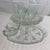Mid-Century Modern Vintage Anchor Hocking Clear Glass Grape Cluster Snack Set, Plates and Cups - Set of 8 For Sale - Image 3 of 6