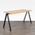 Modern Bernhardt Yuno Modern Minimalist Wood Laminate and Metal Desk For Sale - Image 3 of 7