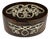 Arts & Crafts Heintz Silver Overlay Bronze Stamp Box For Sale