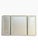 An elegant vintage three-piece mirror set featuring graceful swan motifs gliding across tranquil waters, accented by...