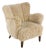 Danish Modern Lounge Chair in Shearling in the Style of Fritz Hansen For Sale