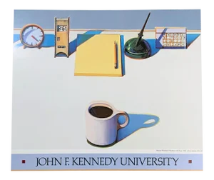 1988 Wayne Thiebaud John F. Kennedy University Poster