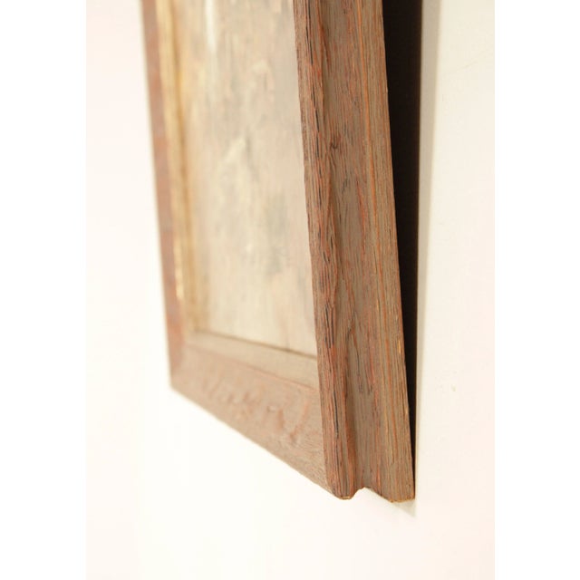 Late 20th Century Charles M. Russell 'Indians Discovering Lewis and Clark' Embellished Print, Custom Framed For Sale - Image 4 of 13