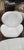 1960s Vintage Ligne Roset White Leather Lounge Chair and Ottoman For Sale - Image 5 of 9