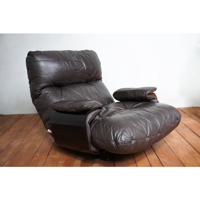 Set of Vintage Lounge Chair and Ottoman by Michel Ducaroy for Ligne Roset, 1970 For Sale - Image 3 of 18