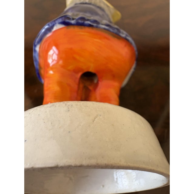 Blue Antique Victorian Staffordshire Toby Pepperpot Figure, 1860 For Sale - Image 8 of 9