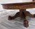 Victorian Antique Victorian 44” Round Quarter Sawn Tiger Oak Coffee Table Cocktail Table For Sale - Image 3 of 14