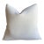 Hemp Pillow With Down Insert in Oyster White For Sale