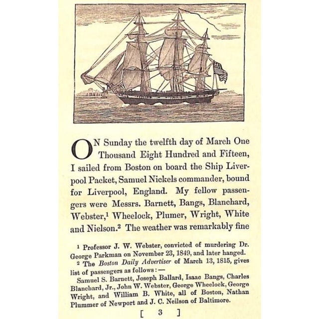 1910s "England in 1815: As Seen by a Young Boston Merchant" 1913 Ballard, Joseph For Sale - Image 5 of 7