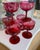 Set of 6 Antique Baccarat Red to Clear Crystal Champagne Stems For Sale In Los Angeles - Image 6 of 10