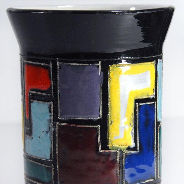 Bitossi Italian Ceramic Vase by Aldo Londi for Bitossi, 1960s For Sale - Image 4 of 12