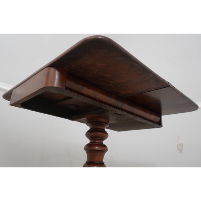 Antique American Empire Mahogany Game Table For Sale - Image 14 of 18